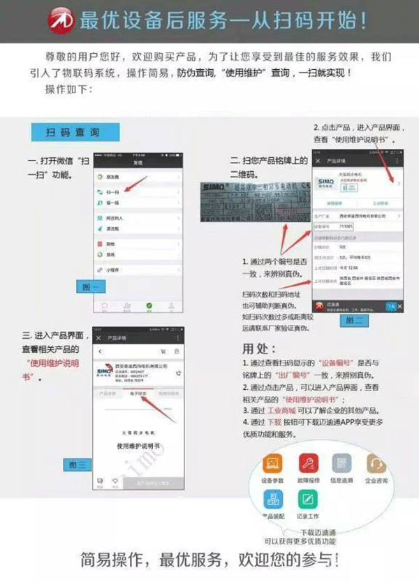 西安泰富西瑪電機2018年1月1日起全面啟用產品防偽碼系統。