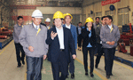 西安市委常委、常務副市長岳華峰蒞臨西瑪電機調研指導?！靼膊﹨R儀器儀表有限公司